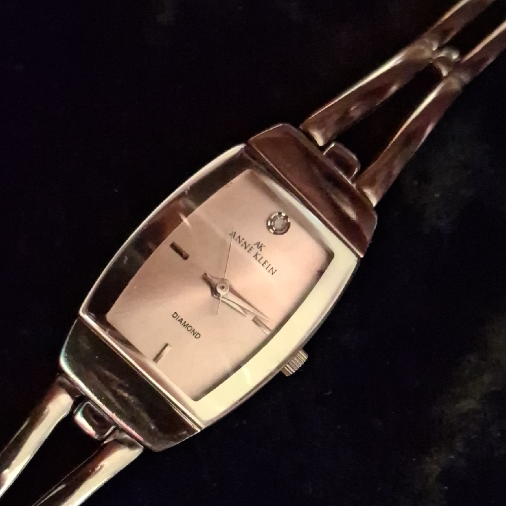 Anne Klein Gold-Tone Bracelet Watch